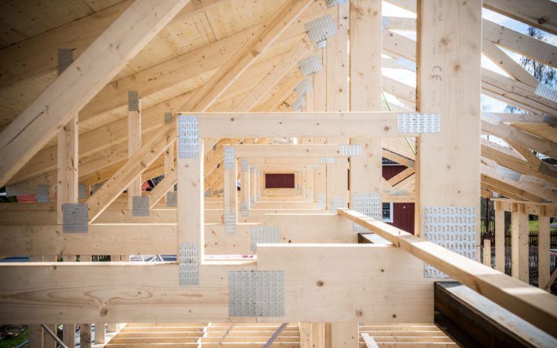 Stomförstärkning av bärande konstruktion vid nybyggnad, Solna, Hagalund