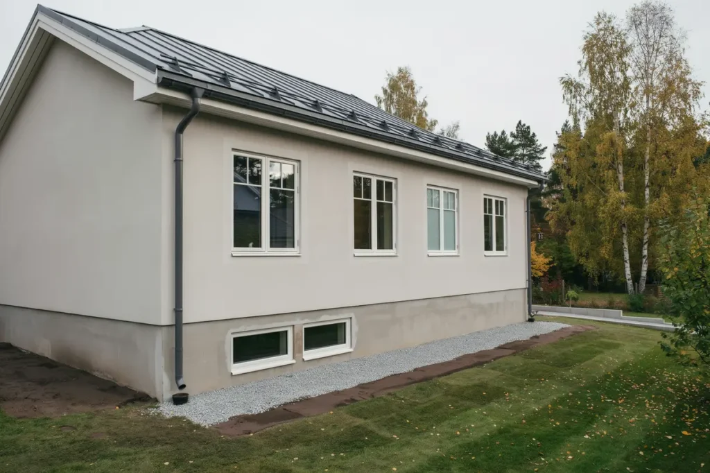 k llarrenovering och dr nering av husgrund i akalla kista