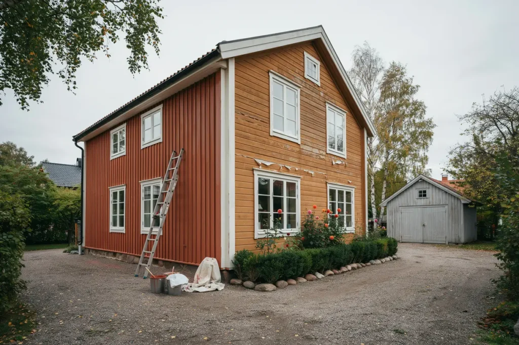 m la om tr fasad sj lv eller anlita proffs s v ljer du r tt f r villa och fritidshus