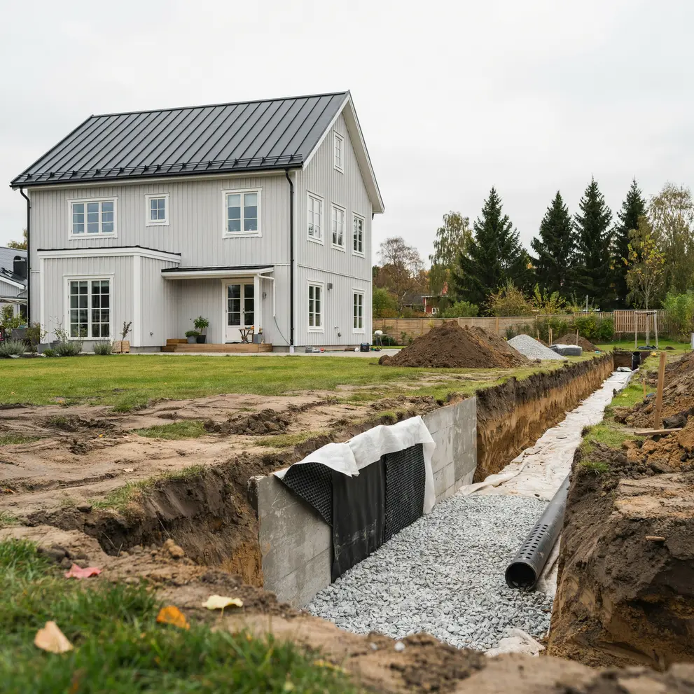 renovera kallare dranera husgrund kista stockholm